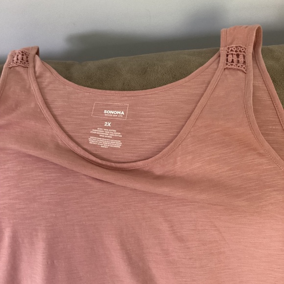 Sonoma 2x pink tank SALE  4 for $20 - Picture 4 of 5